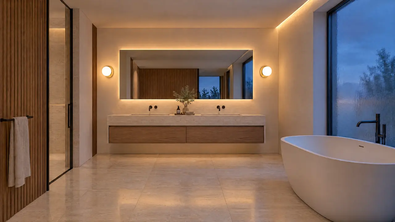 The bathroom