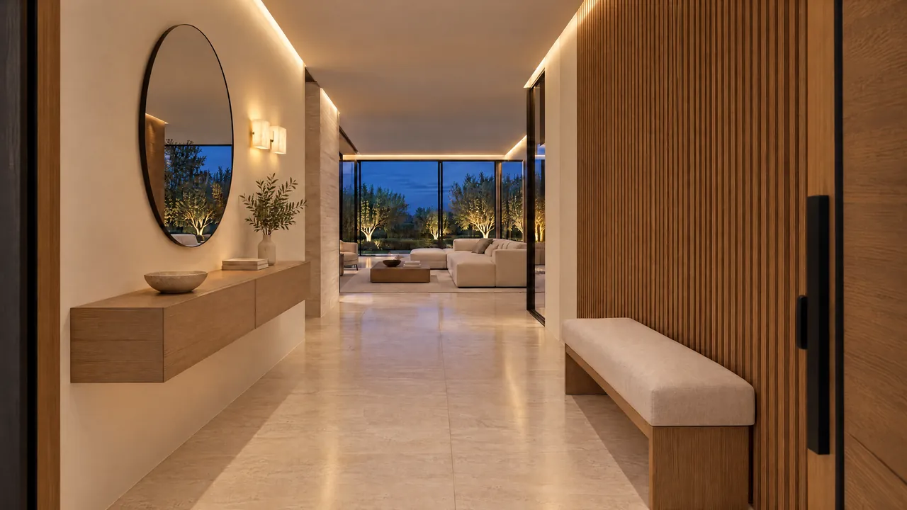 The hall