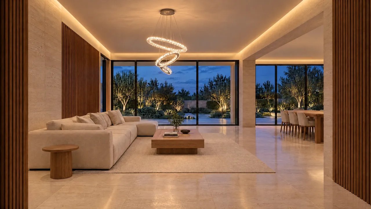 The living room