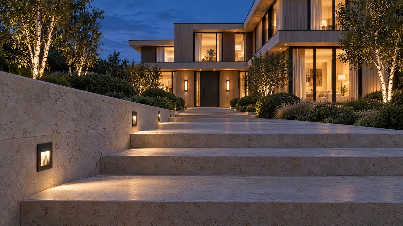 The steps